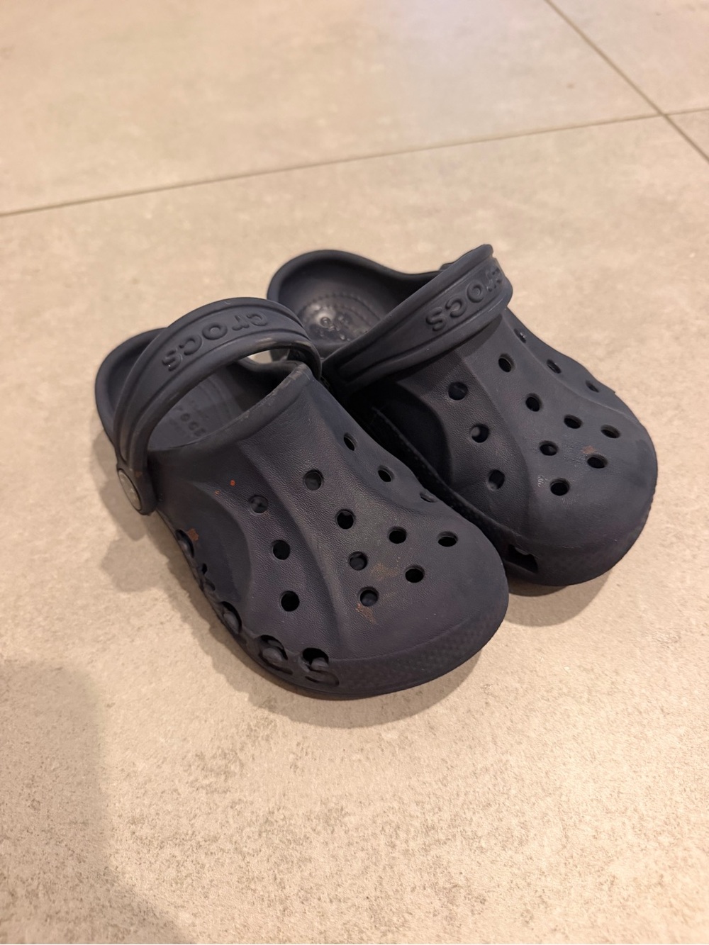 CROCS 10 size Kids Navy Clog Sandals boys girls
